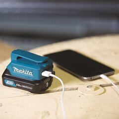 Адаптер аккумуляторов Makita 10,8 В, USB цена и информация | Шуруповерты, дрели | kaup24.ee