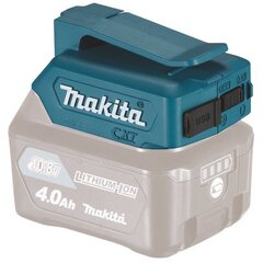 Адаптер аккумуляторов Makita 10,8 В, USB цена и информация | Шуруповерты, дрели | kaup24.ee