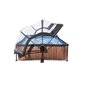 Karkassiga bassein filtri ja katusega Exit Wood, 300x200cm, pruun hind ja info | Basseinid | kaup24.ee