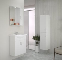 Высокий шкафчик для ванной Eternal, белый цена и информация | KAMĖ Мебель для ванной | kaup24.ee