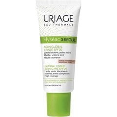 Придающий оттенок крем для лица Uriage Hyseac 3-Regul SPF30 40 мл цена и информация | Кремы для лица | kaup24.ee