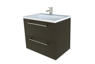 Шкафчик для ванной с раковиной Scandic 61 см цена и информация | KAMĖ Мебель для ванной | kaup24.ee