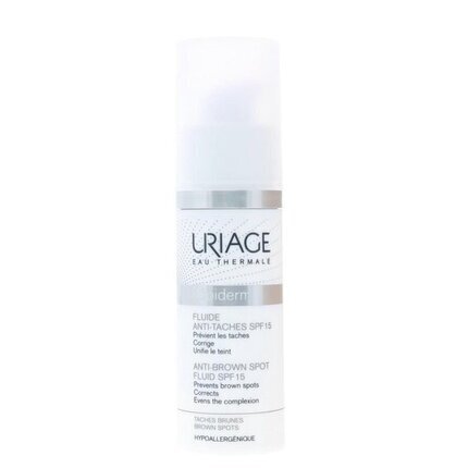 Näokreem-emulsioon Uriage Depiderm Anti-Brown Spot SPF15 30 ml hind ja info | Näokreemid | kaup24.ee