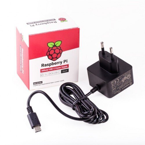 Raspberry Pi ametlik toiteallikas USB-C 5.1V 3A цена и информация | Robootika, konstruktorid ja tarvikud | kaup24.ee