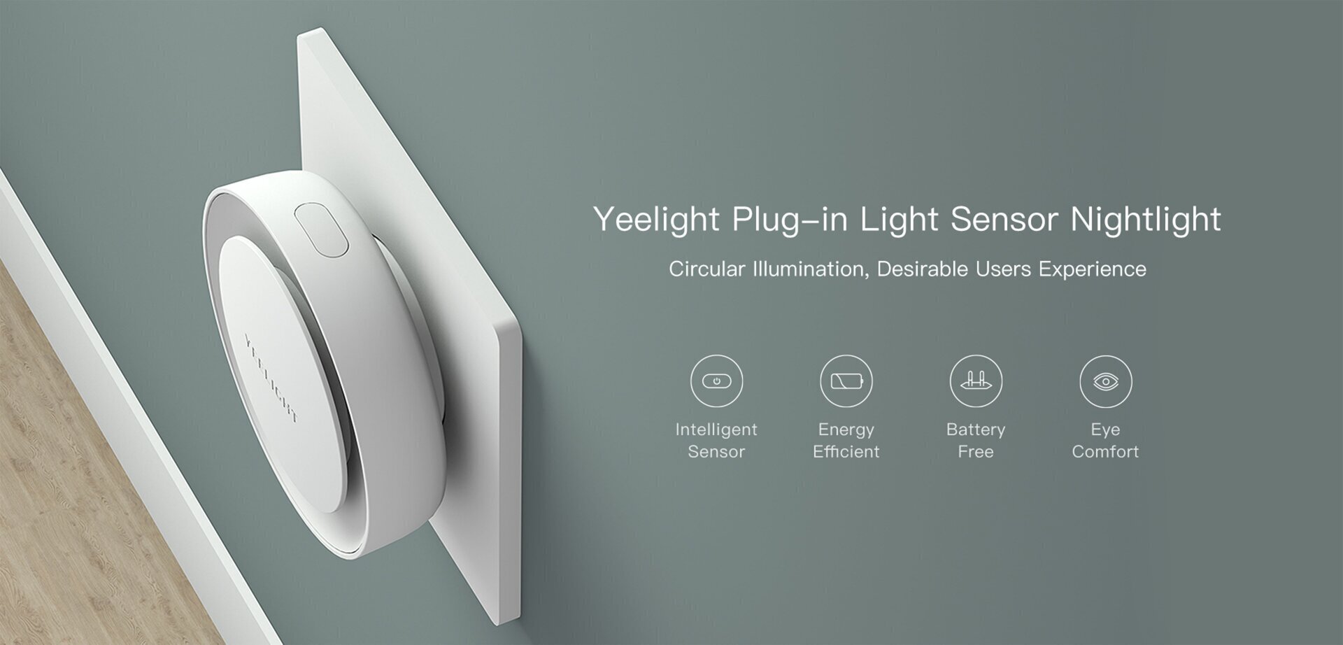 Öövalgusti valgusanduriga Xiaomi Yeelight YLYD11YL hind ja info | Seinavalgustid | kaup24.ee