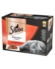 SHEBA Select Slices Mix мясные вкусы в соусе 12x85г цена и информация | Кошачьи консервы | kaup24.ee