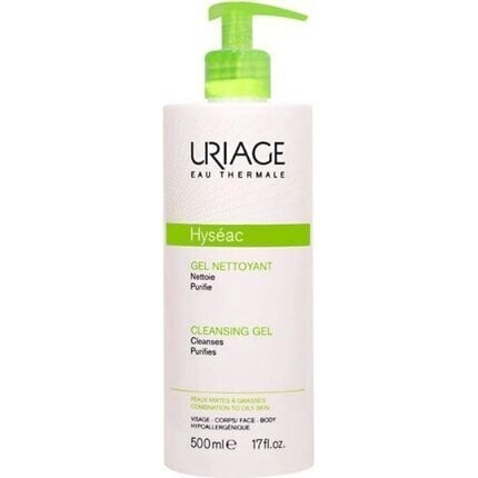 Näopuhastusgeel Uriage Hyseac Cleansing Gel 500 ml цена и информация | Näopuhastusvahendid | kaup24.ee