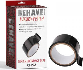 Kleeplint Chisa Bind Me Bondage Tape, must hind ja info | BDSM ja fetish | kaup24.ee