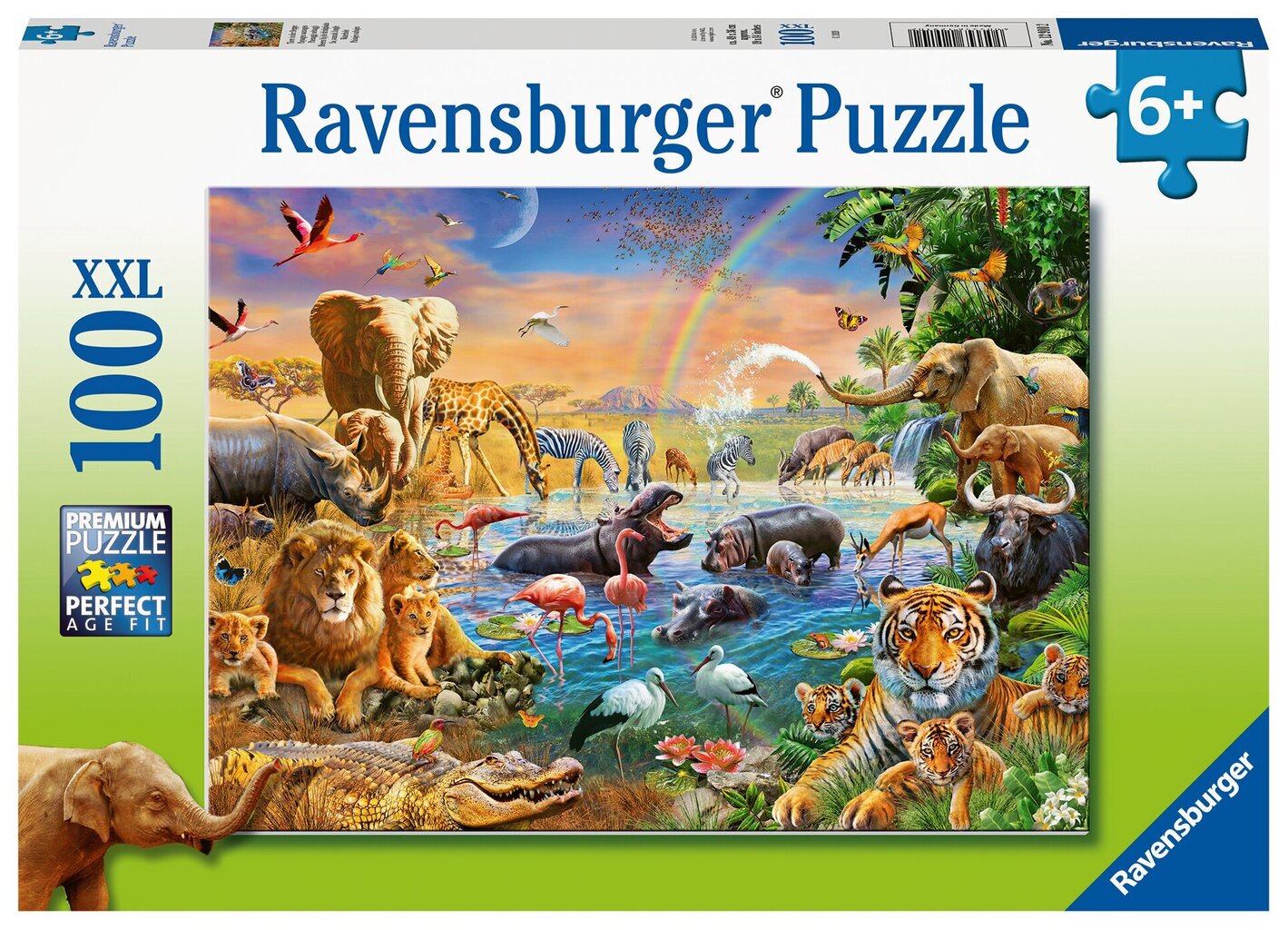 Pusle Ravensburger Veeallikas savannas, 100 o., 12910 hind ja info | Pusled | kaup24.ee