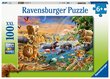 Pusle Ravensburger Veeallikas savannas, 100 o., 12910 цена и информация | Pusled | kaup24.ee