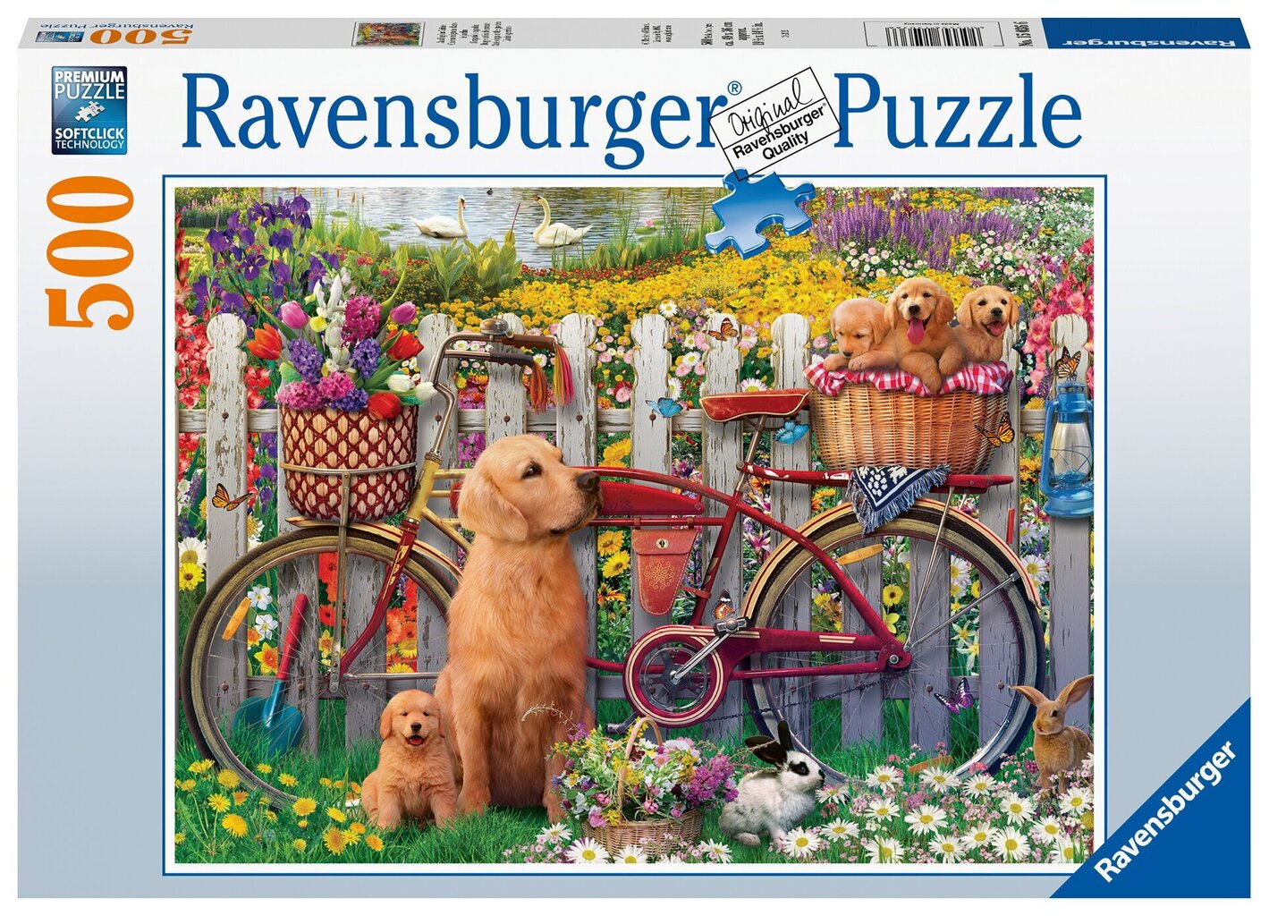 Pusle Ravensburger Kutsikad aias, 500 o., 15036 цена и информация | Pusled | kaup24.ee