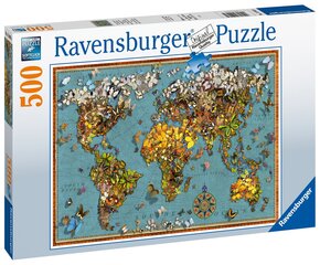 Pusle Ravensburger Liblikate maailm, 500 o., 15043 hind ja info | Pusled | kaup24.ee