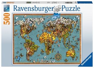 Pusle Ravensburger Liblikate maailm, 500 o., 15043 hind ja info | Pusled | kaup24.ee