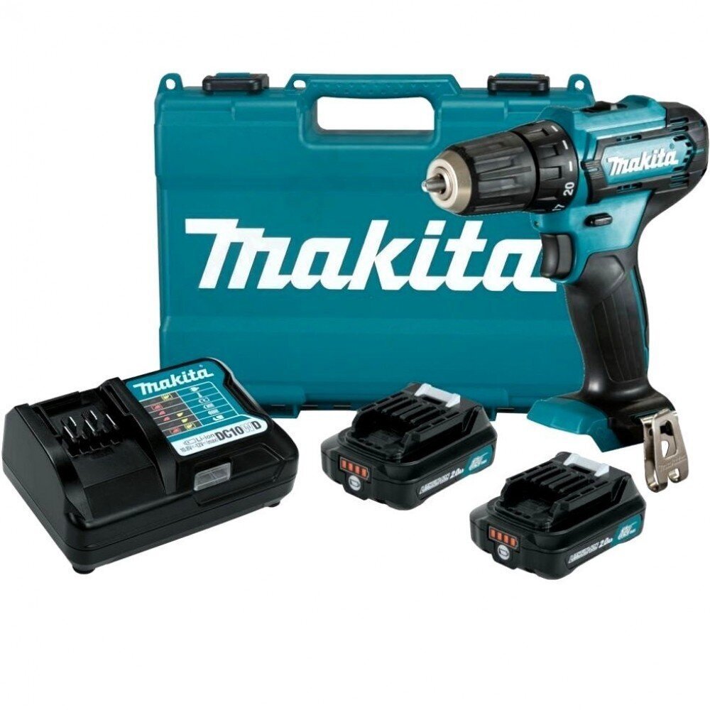 Akutrell Makita DF333DWAE 12V, 2x2 Ah hind ja info | Akutrellid, kruvikeerajad | kaup24.ee