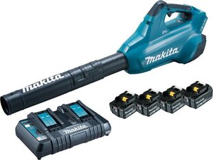 Аккумуляторный листодув Makita DUB362PT4 цена и информация | Пылесосы для сбора листьев, измельчители веток, очистители тротуарной плитки | kaup24.ee