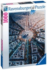 Pusle Ravensburger Pariis ülevalt, 1000 osa, 15990 цена и информация | Пазлы | kaup24.ee