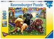 Pusle Ravensburger Kutsikad õues 100 osa, 12886 цена и информация | Pusled | kaup24.ee