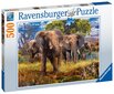 Pusle Ravensburger Elevantide perekond, 500 osa, 15040 цена и информация | Pusled | kaup24.ee