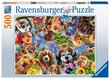 Pusle Ravensburger Loomade selfie, 500 osa,15042 hind ja info | Pusled | kaup24.ee