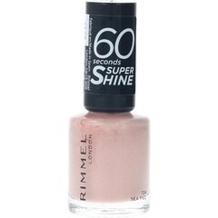 Küünelakk Rimmel London 60 Seconds Super Shine 8 ml, 724 Sea Fizz цена и информация | Лаки для ногтей, укрепители для ногтей | kaup24.ee