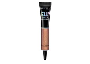 Vedel lauvärv Rimmel London Jelly Glitter 11 ml, 300 Long Island hind ja info | Ripsmetušid, lauvärvid, silmapliiatsid, seerumid | kaup24.ee