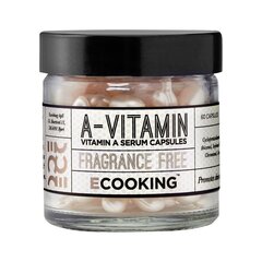 Омолаживающая сыворотка для лица в капсулах Ecooking Vitamin A 60 шт. цена и информация | Сыворотки для лица, масла | kaup24.ee