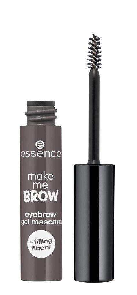 Kulmutušš Essence Make me brow eyebrow 3.8 ml, 04 цена и информация | Kulmuvärvid, -pliiatsid | kaup24.ee