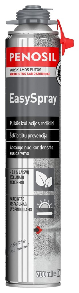 Isolatsioonivaht PENOSIL EasySpray, 700 ml цена и информация | Isolatsiooni- ja tihendus pakkematerjal | kaup24.ee