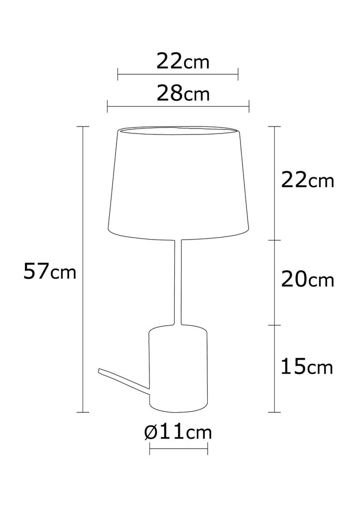 Lauavalgusti Opviq Noor Magnesia - N-778 hind ja info | Laualambid | kaup24.ee