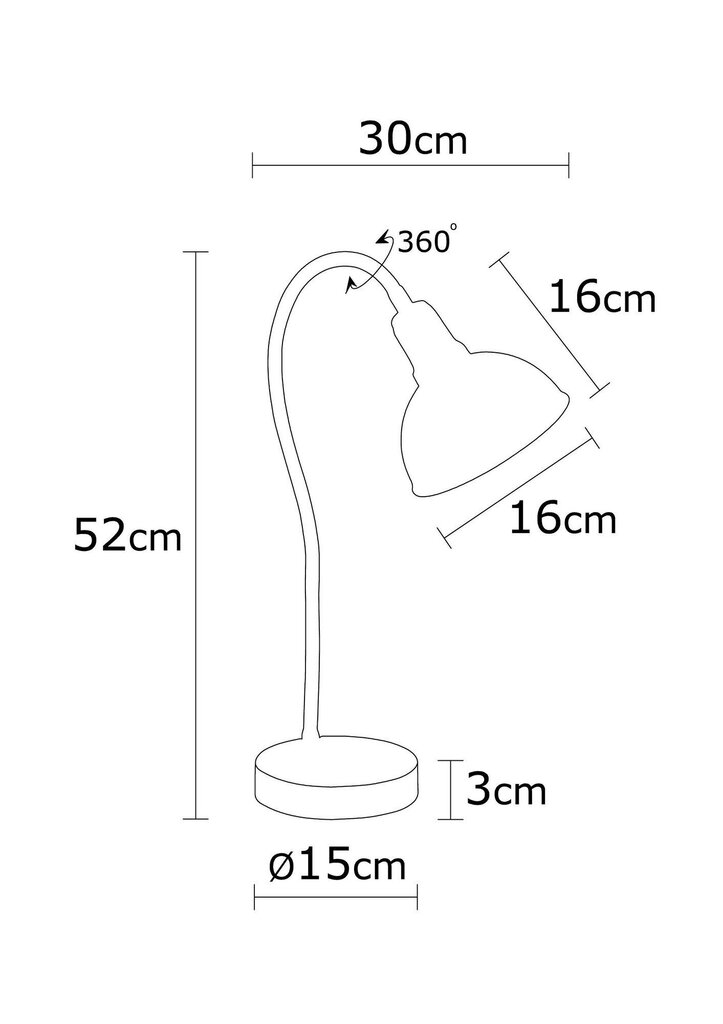 Lauavalgusti Opviq Noor Kumluca - N-522 hind ja info | Laualambid | kaup24.ee