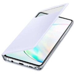 Чехол-кошелек для Samsung Galaxy Note10 Lite S View, белый цена и информация | Чехлы для телефонов | kaup24.ee