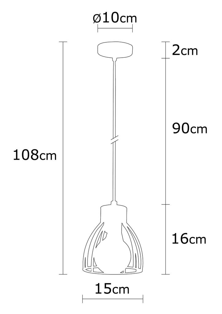 Rippvalgusti Opviq Noor Kemah - N-1234 hind ja info | Rippvalgustid | kaup24.ee