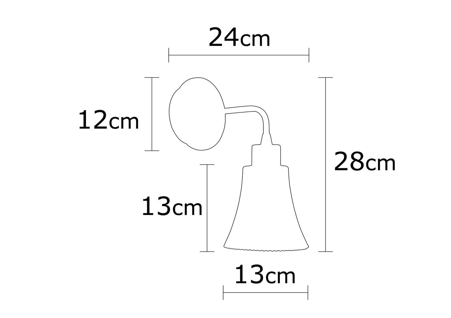 Seinavalgusti Opviq Noor Foca - N-129 hind ja info | Seinavalgustid | kaup24.ee