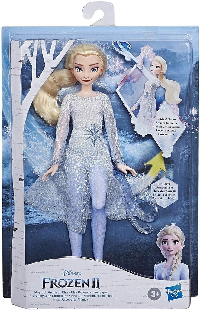 Nukk Elsa tulede ja helidega Hasbro Disney Lumekuninganna (Frozen) hind ja info | Tüdrukute mänguasjad | kaup24.ee