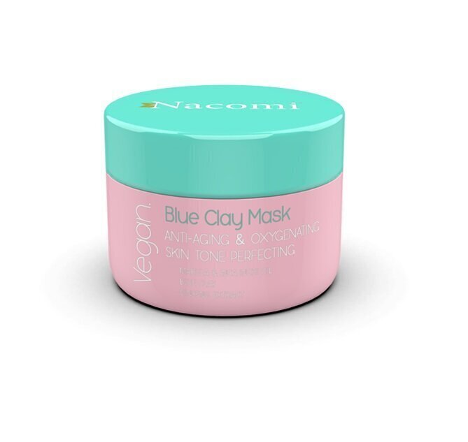 Näomask Nacomi Vegan Blue Clay Mask 50 ml цена и информация | Näomaskid, silmamaskid | kaup24.ee