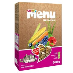 Toit tšinšiljadele Comfy Menu, 500 g цена и информация | Корм для грызунов | kaup24.ee