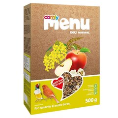 Toit eksootilistele lindudele Comfy Menu, 500 g hind ja info | Comfy Lindudele | kaup24.ee