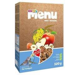 Toit viirpapagoidele puuviljadega Comfy Menu, 500 g hind ja info | Linnutoidud | kaup24.ee