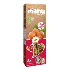 Maiusepulgad pähklitega küülikutele ja närilistele Comfy Menu, 90 g цена и информация | Корм для грызунов | kaup24.ee