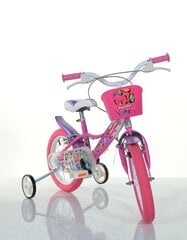 Laste jalgratas Bimbo Bike 14" Girl Butterfly, roosa цена и информация | Велосипеды | kaup24.ee