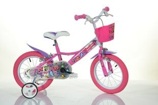 Laste jalgratas Bimbo Bike 14" Girl Butterfly, roosa цена и информация | Велосипеды | kaup24.ee
