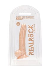 RealRock фаллоимитатор с яичками, 17,8 см цена и информация | Фаллоимитаторы | kaup24.ee