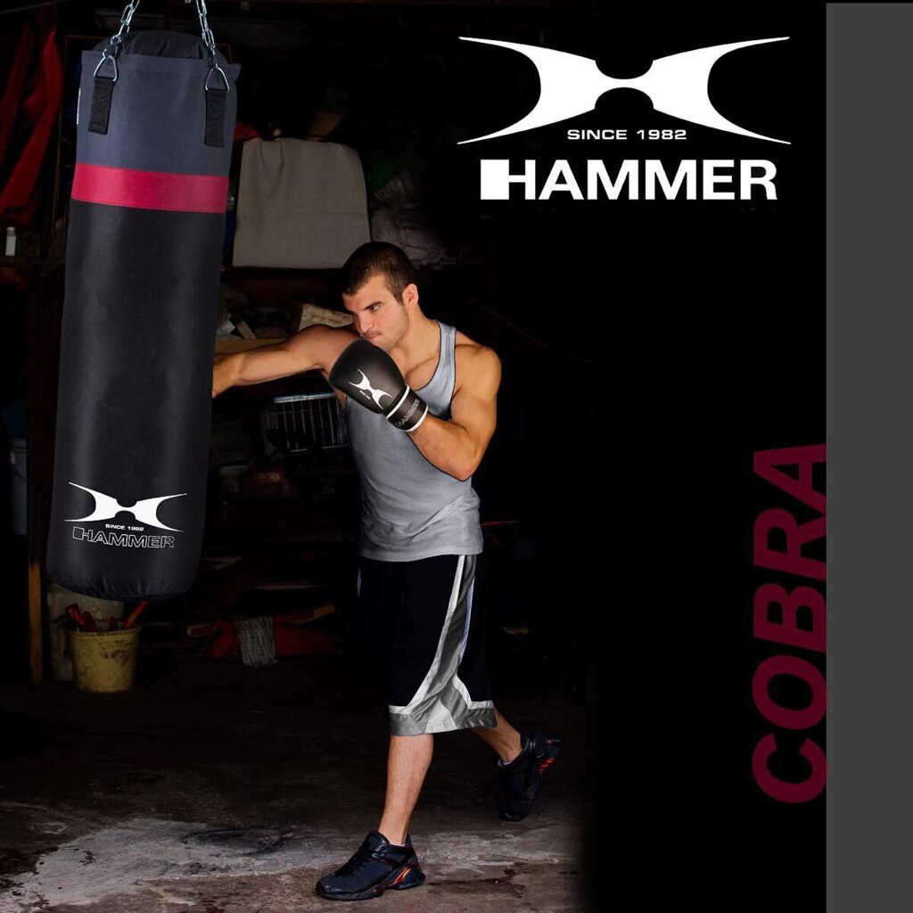 Poksikomplekt Hammer Cobra, 100 cm hind ja info | Poksivarustus | kaup24.ee