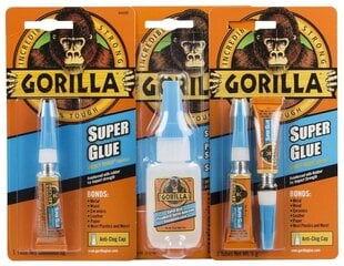 Gorilla клей "Superglue" 15г цена и информация | Клей | kaup24.ee