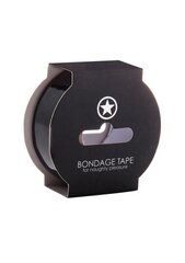 Ouch нелипкая Bondage лента 17.5 м, черная цена и информация | БДСМ и фетиш | kaup24.ee