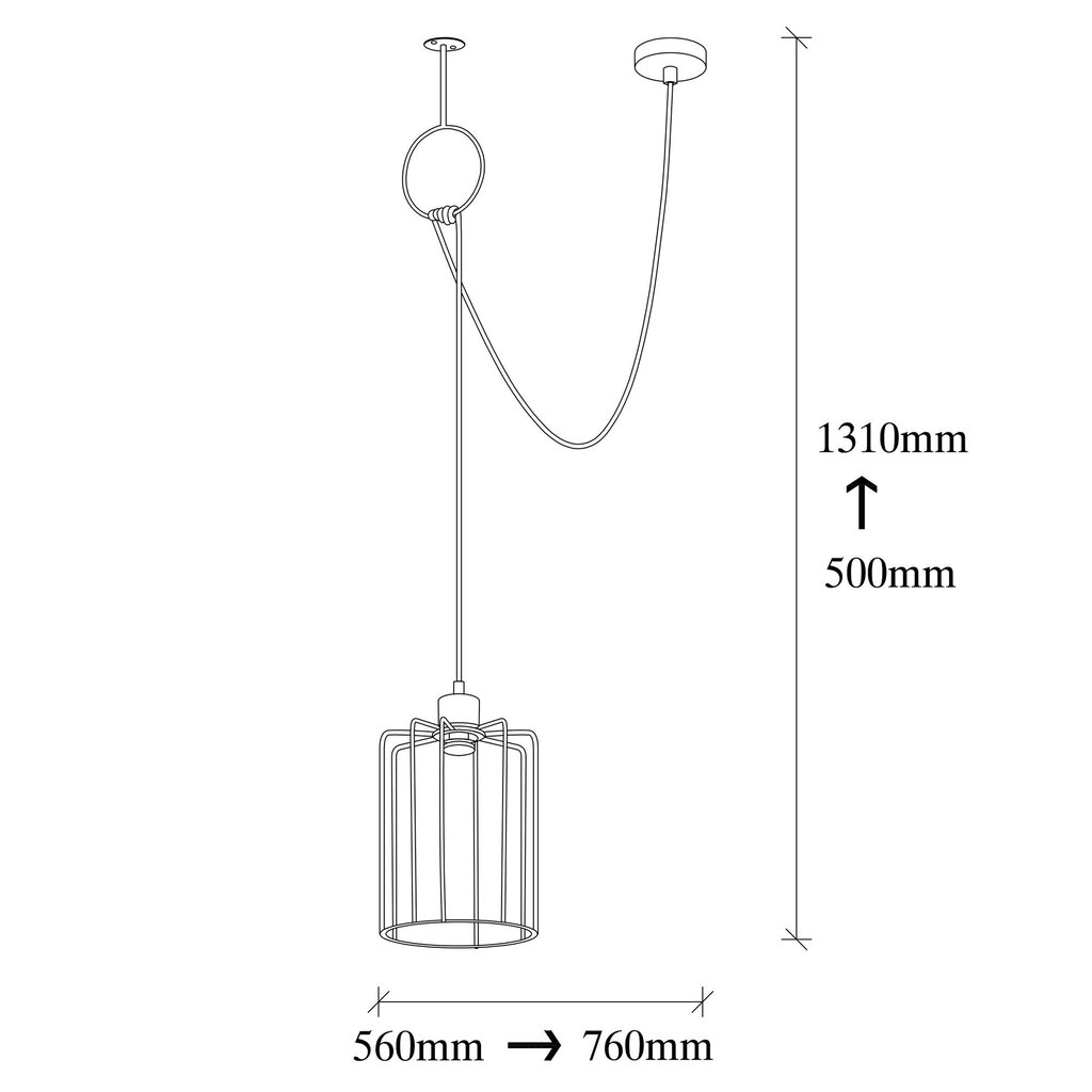 Rippvalgusti Opviq Tel - 6611 hind ja info | Rippvalgustid | kaup24.ee