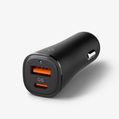 SPIGEN EV482 ARCSTATION ESSENTIAL AUTOLAADIJA 48W MUST hind ja info | Mobiiltelefonide laadijad | kaup24.ee