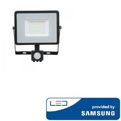 LED-prožektor V-tac, 6400K, 30W цена и информация | Уличное освещение | kaup24.ee