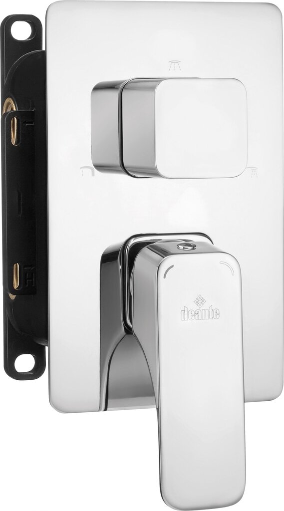 Varjatud duši- ja vannikomplekt smart-boxiga Deante sifooniga ülevooluklapiga Hiacynt BXYS0QHM, chrome цена и информация | Komplektid ja dušipaneelid | kaup24.ee