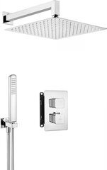 Varjatud termostaadiga dušikomplekt Deante smart-boxiga Box BXYZ0ECT, chrome цена и информация | Душевые комплекты и панели | kaup24.ee